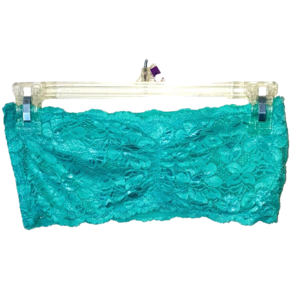 WISH&WHIM Mermaid Blue Floral Lace Bandeau